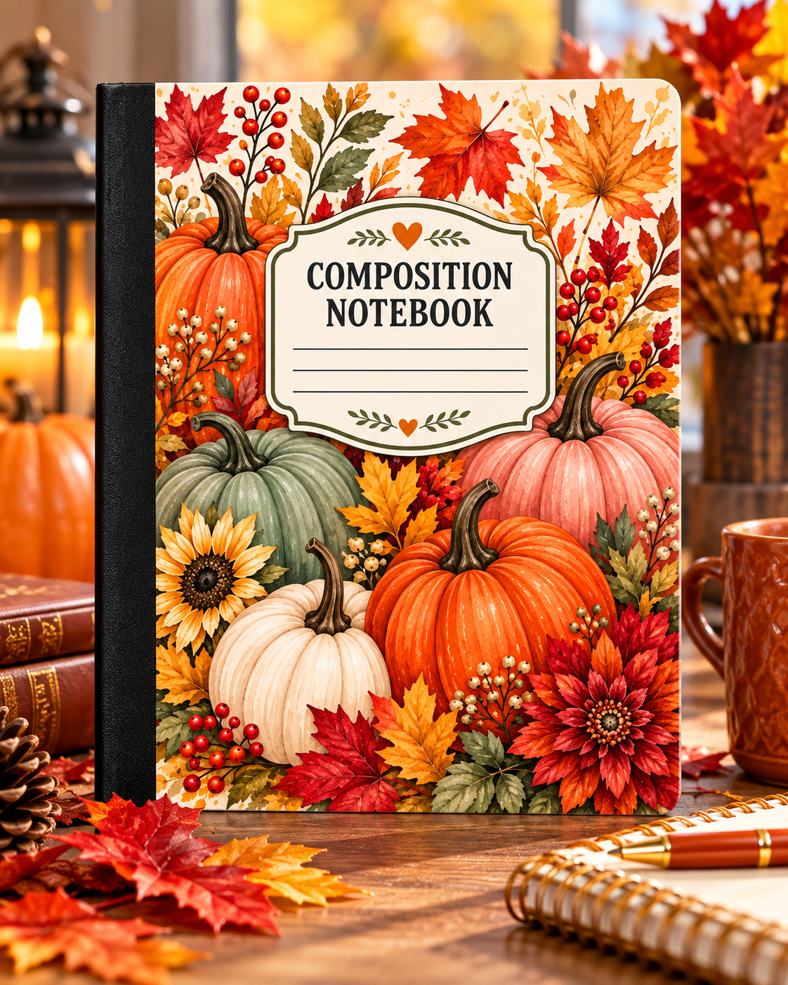 Harvest Blessings Composition Notebook