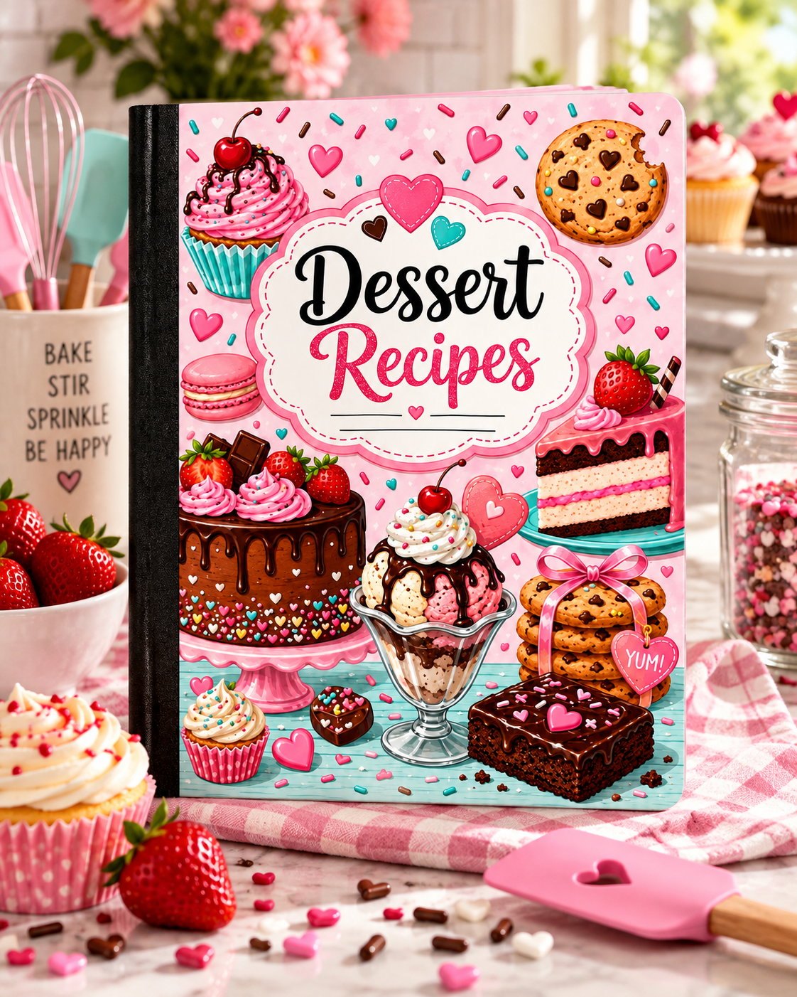 Sweet Treats & Recipes Composition Notebook