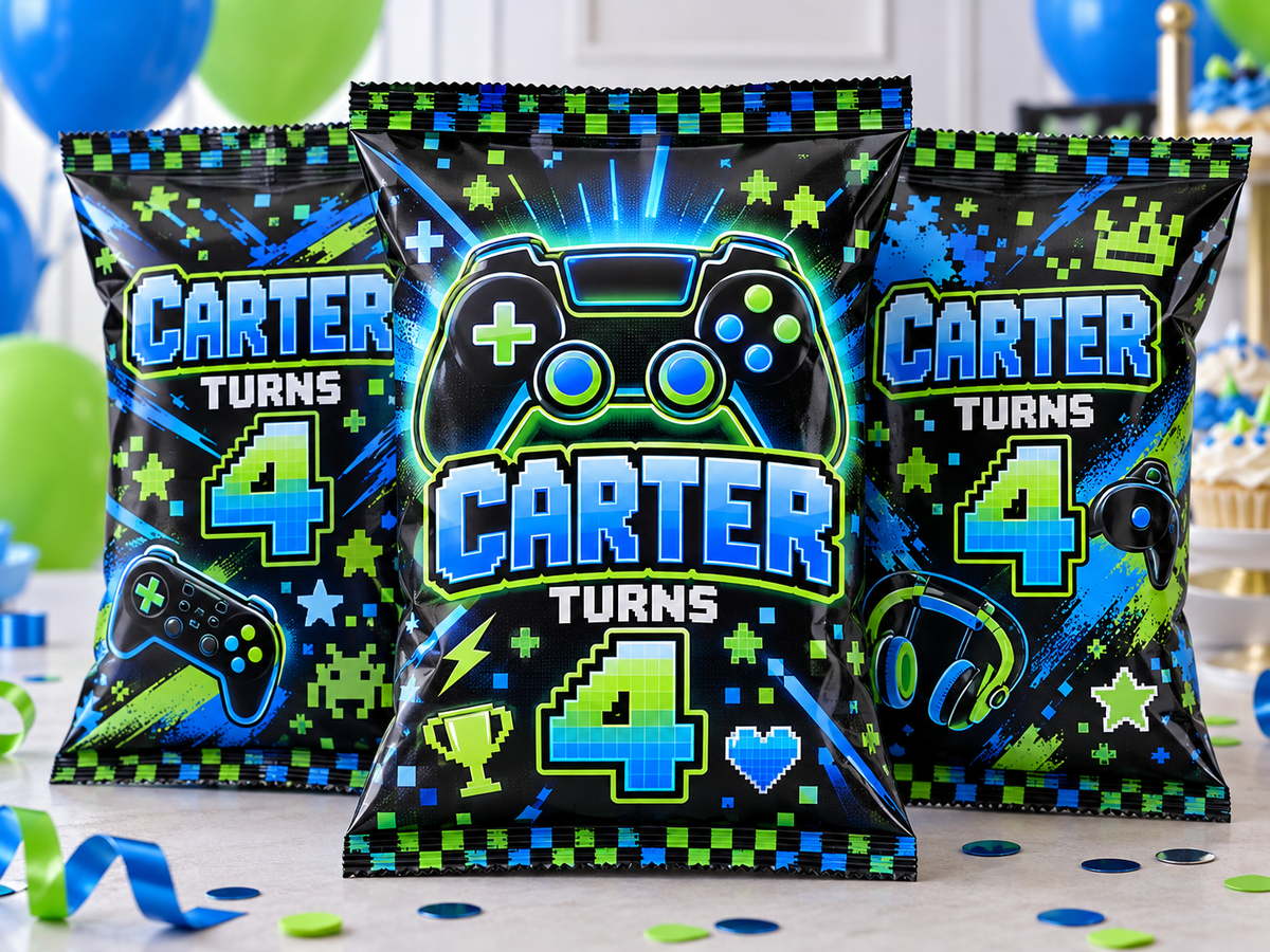 Personalized Chip Bags (Per Dozen)