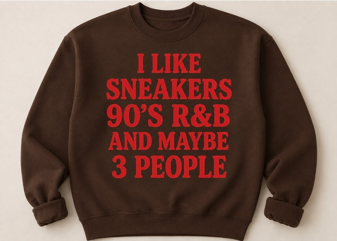I LIKE SNEAKERS SWEATSHIRT