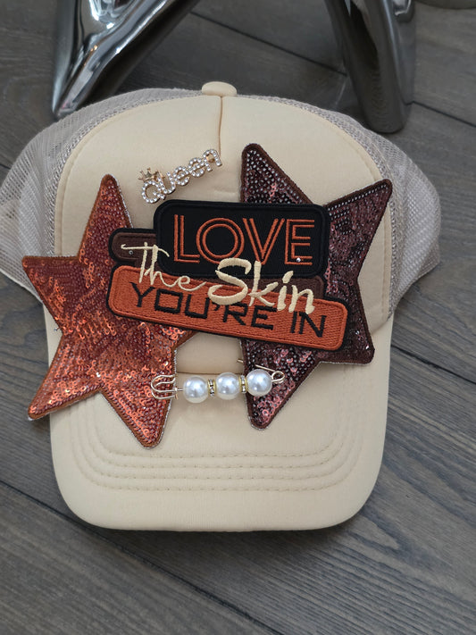 Patch'd Up Love The Skin You're In Hat