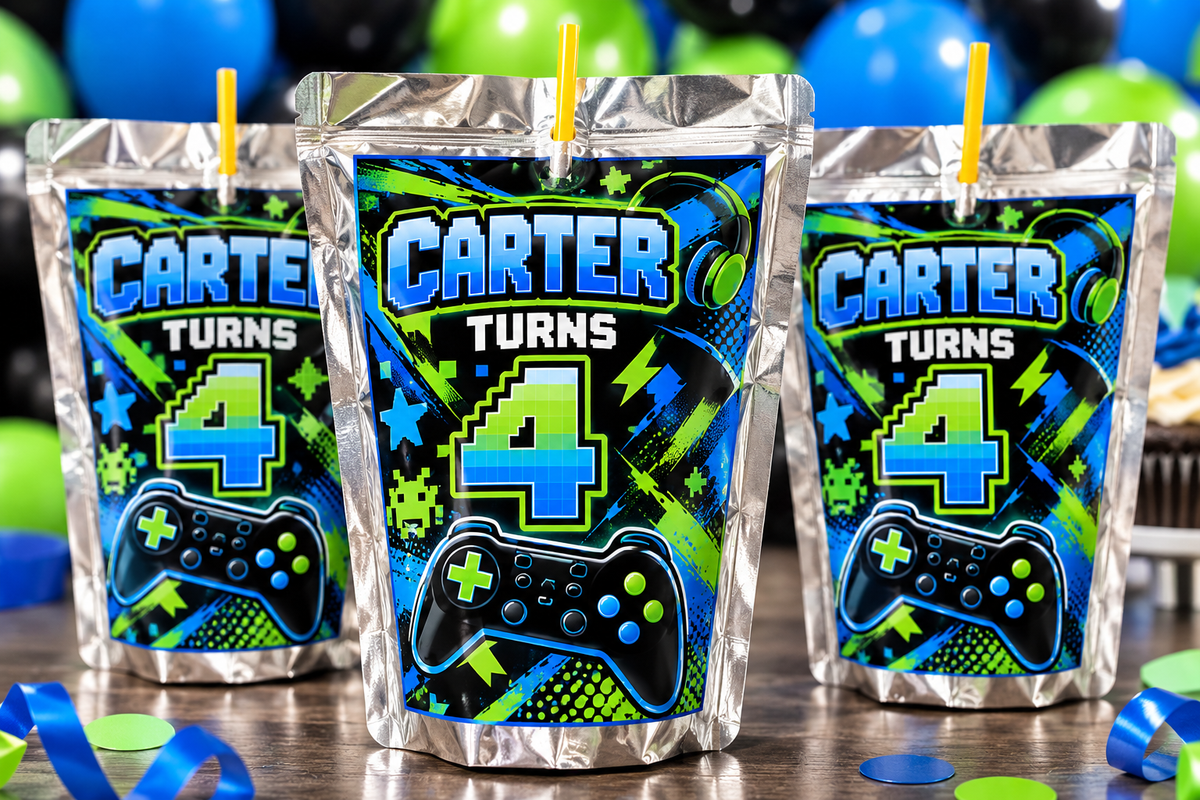 Personalized Juice Pouch (Per Dozen)