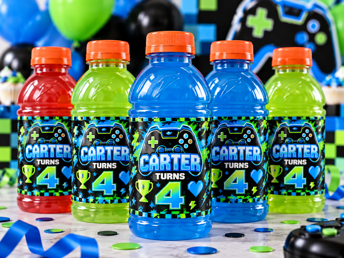 Personalized 12 oz Gatorade Bottles (Per Dozen)