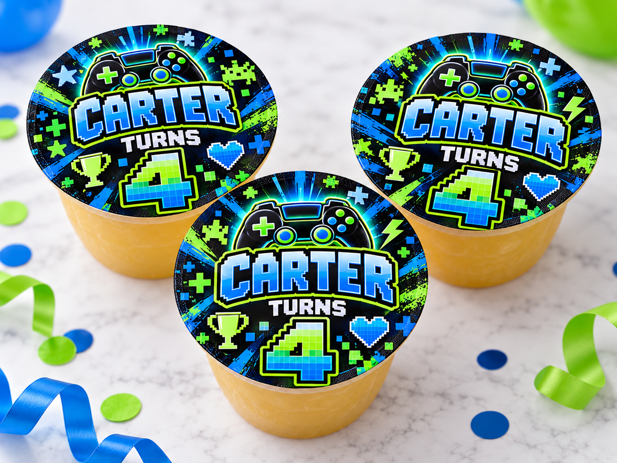 Personalized Applesauce Cups (Per Dozen)
