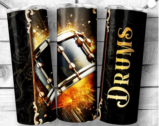 20oz Stainless Steel Drum Skinny Tumbler